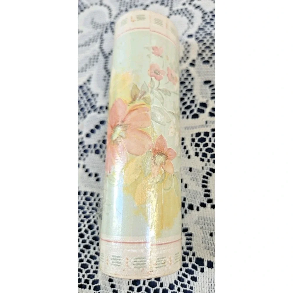 Vinyl Wallpaper Border Green Pink Floral Pre-pasted Strippable Washable‎ 10 Yds